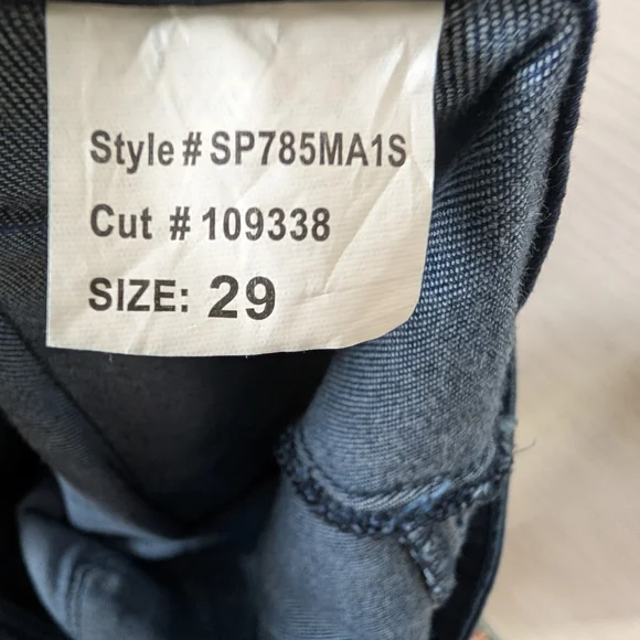 Edyson Ellington Flare Dark Wash Jeans Pork chop Pockets NWT Stretch - Picture 13 of 13